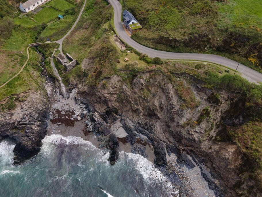 Cliff-Top Cottage On Coast Path W/Panoramic Views Trevine Buitenkant foto