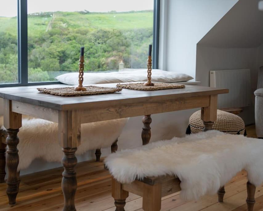Cliff-Top Cottage On Coast Path W/Panoramic Views Trevine Buitenkant foto