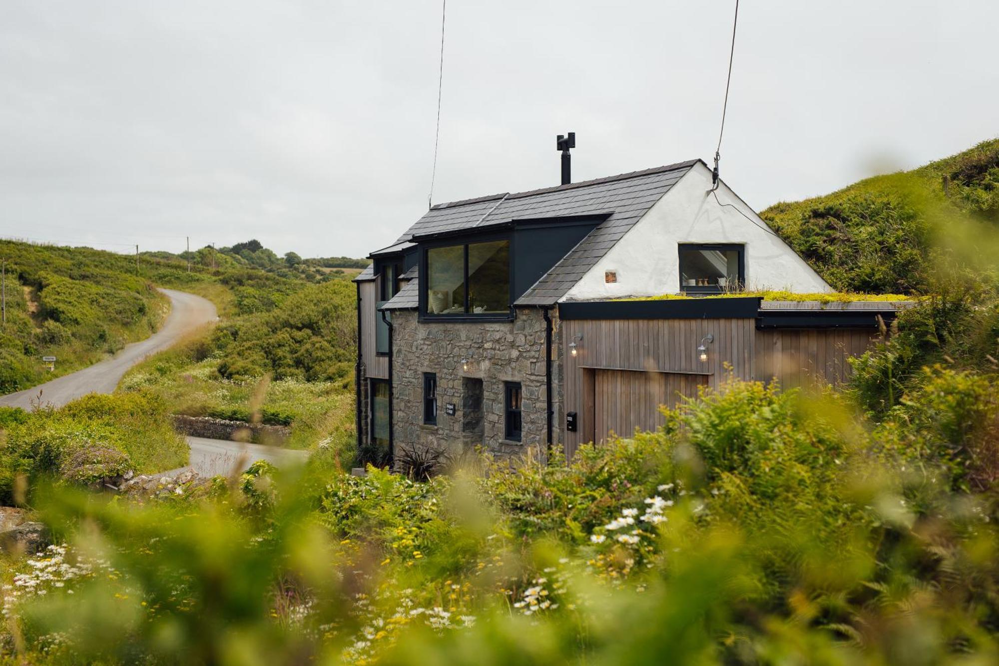 Cliff-Top Cottage On Coast Path W/Panoramic Views Trevine Buitenkant foto