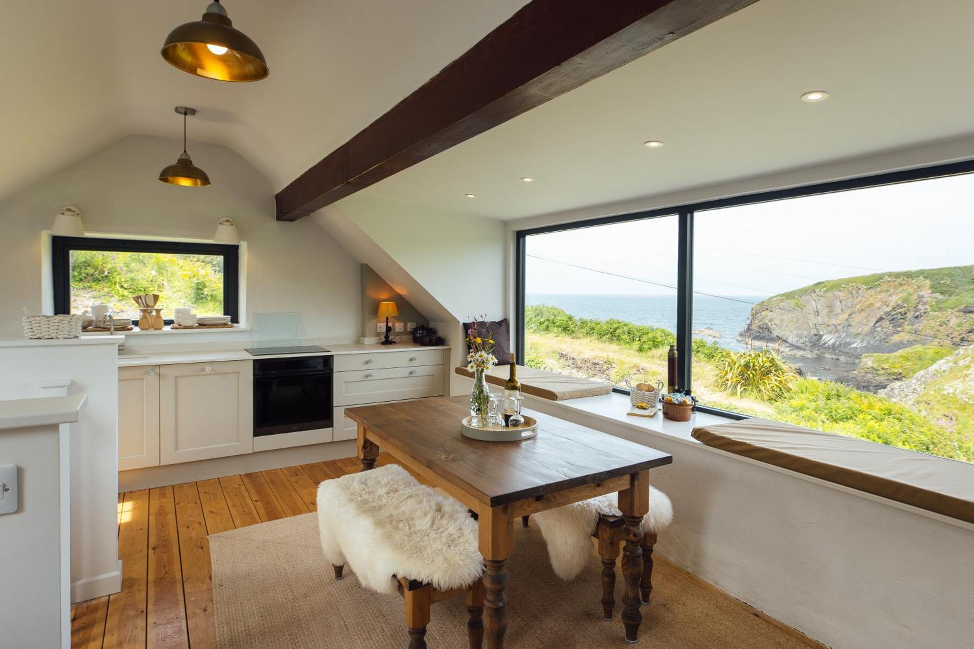 Cliff-Top Cottage On Coast Path W/Panoramic Views Trevine Buitenkant foto